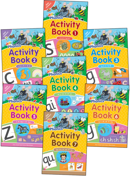 Jolly Phonics Activity Books 1-7