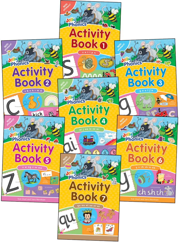 Jolly Phonics Activity Books 1-7