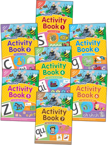Jolly Phonics Activity Books 1-7