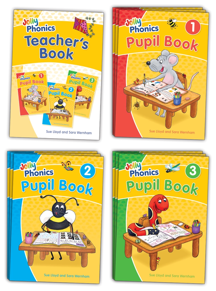 Jolly Phonics Pupil Books Class Set (Colour)