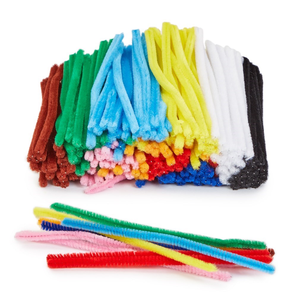 Craft Pipe Cleaners Assorted 150Mm Pack Of 250