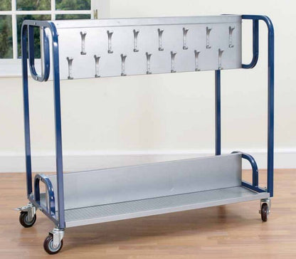 Tuf Steel Classroom Cloakroom Trolley (stores 30 coats)