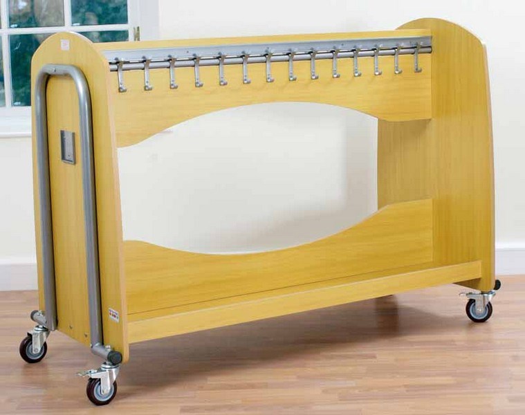 Classroom Cloakroom Trolley (Stores 30 Coats)