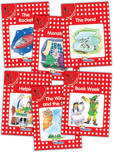Jolly Phonics Decodable Readers Level 1 (Red Level) General Fiction