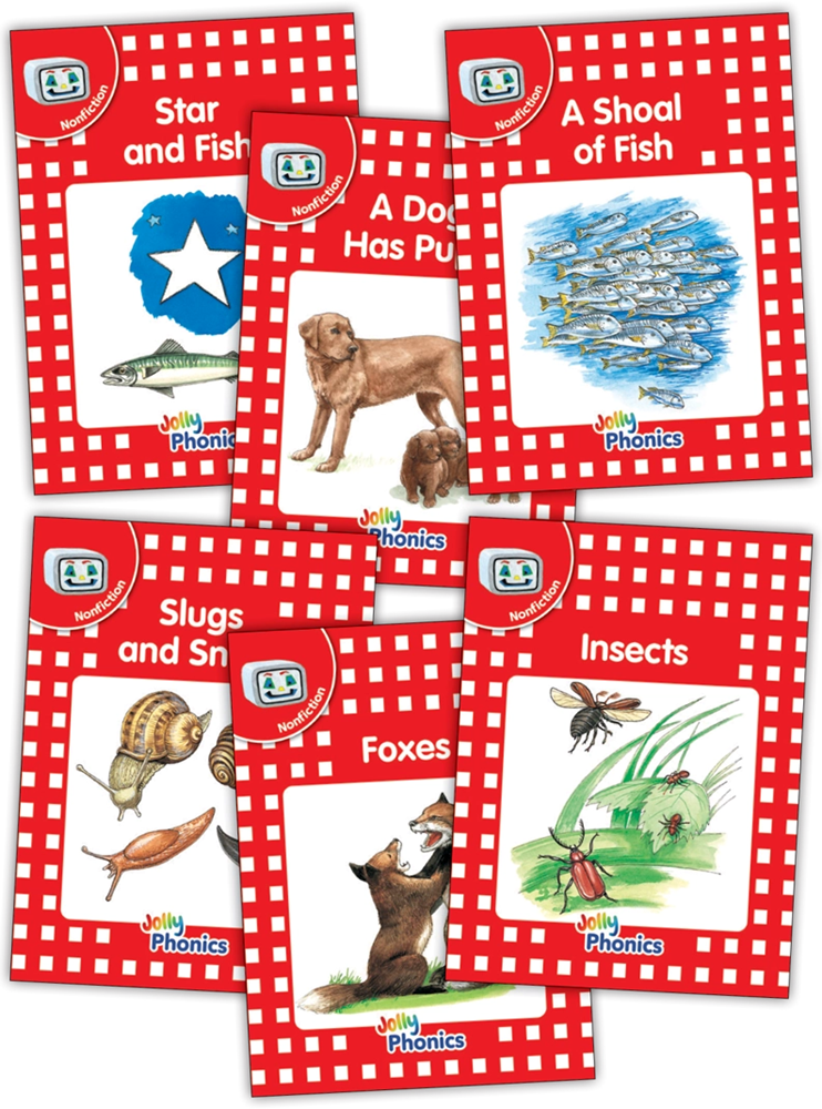 Jolly Phonics Decodable Readers Level 1 (Red Level) Nonfiction