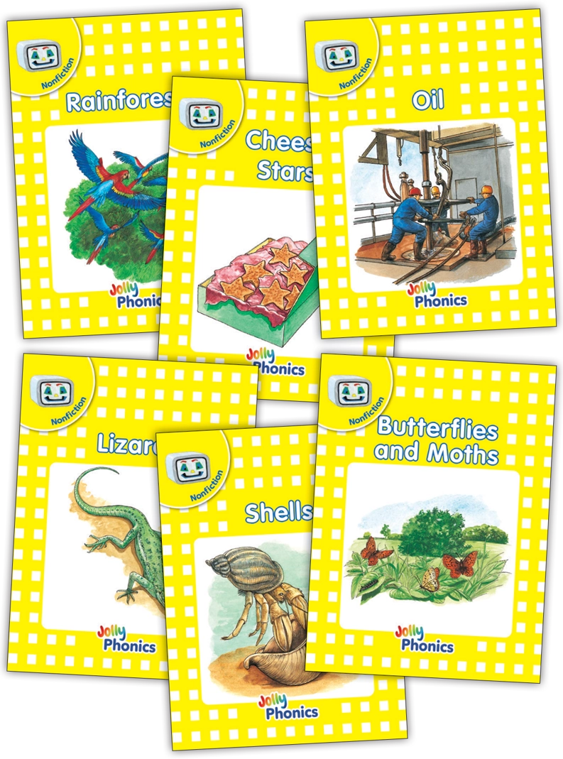 Jolly Phonics Decodable Readers Level 2 (Yellow Level) General Fiction