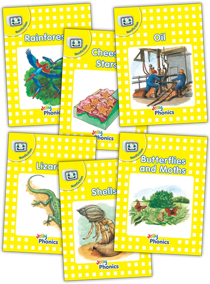 Jolly Phonics Decodable Readers Level 2 (Yellow Level) Nonfiction