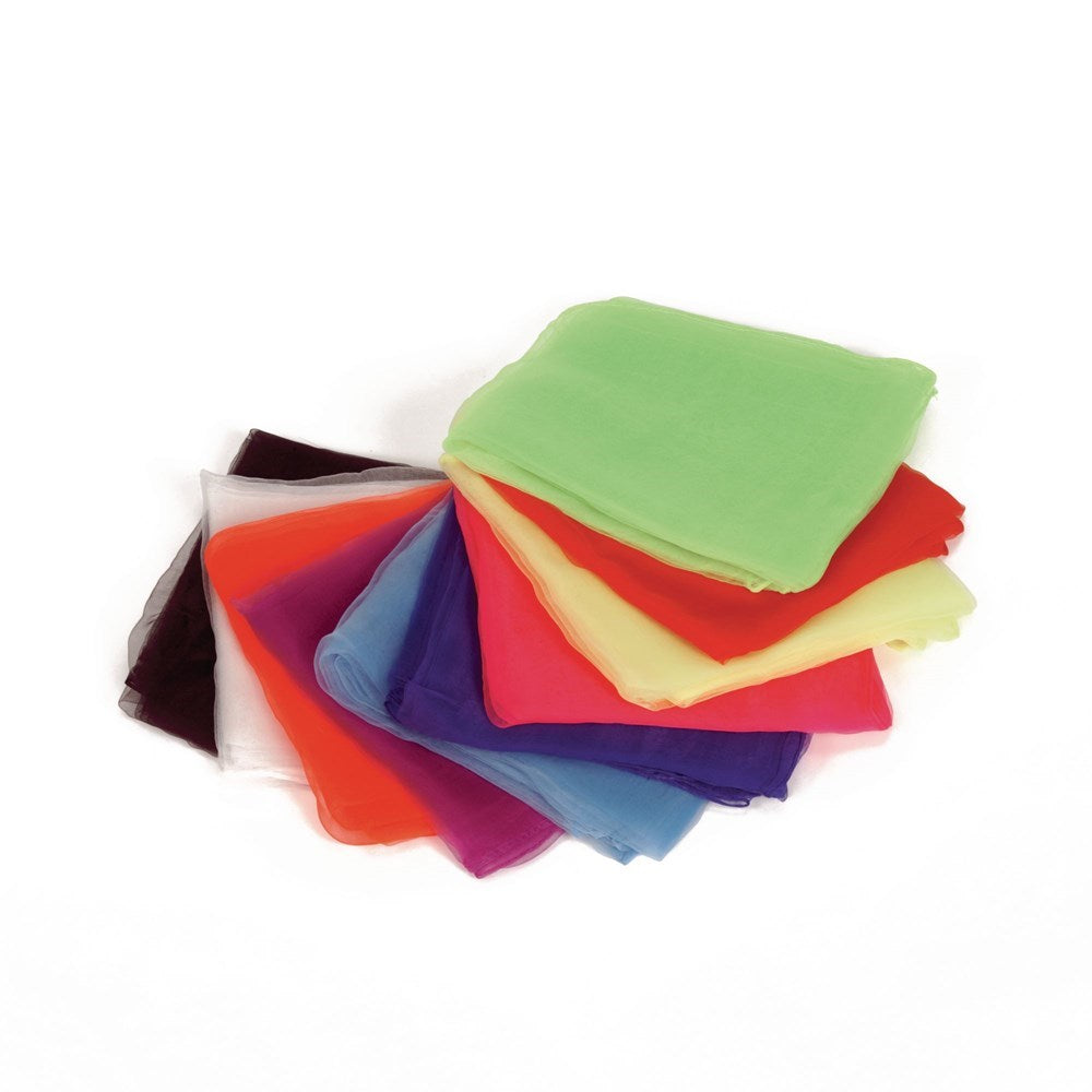Large Dance Scarves - Assorted - Pack of 10