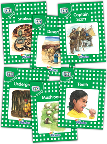 Jolly Phonics Decodable Readers Level 3 (Green Level) Nonfiction