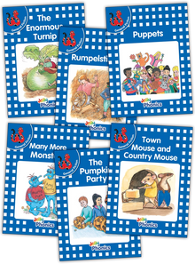 Jolly Phonics Decodable Readers Level 4 (Blue Level) General Fiction