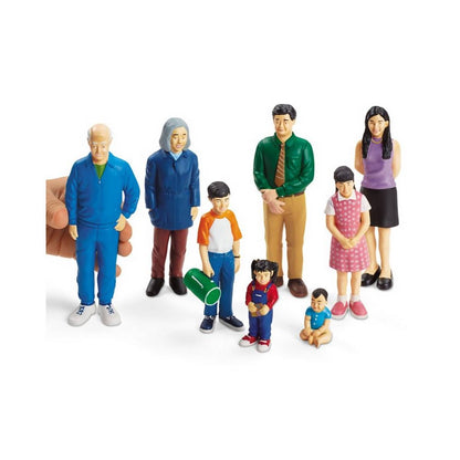 Lakeshore Learning Block Play People - Asian Family Pack of eight
