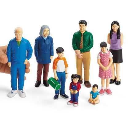 Lakeshore Learning Block Play People - Asian Family Pack of eight