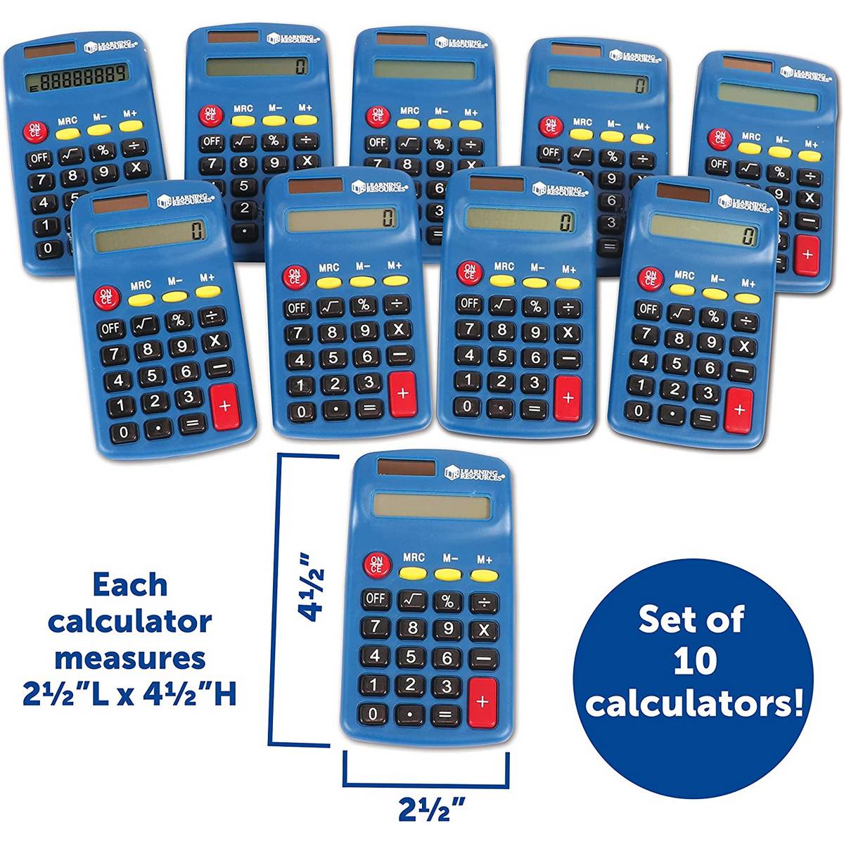 Primary Calculator (Set of 10)