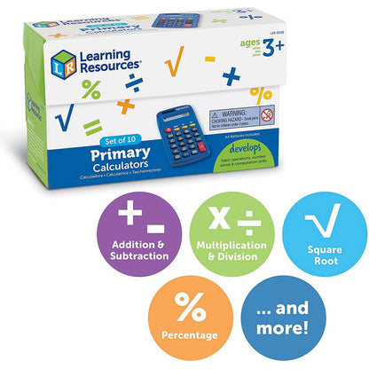 Primary Calculator (Set of 10)