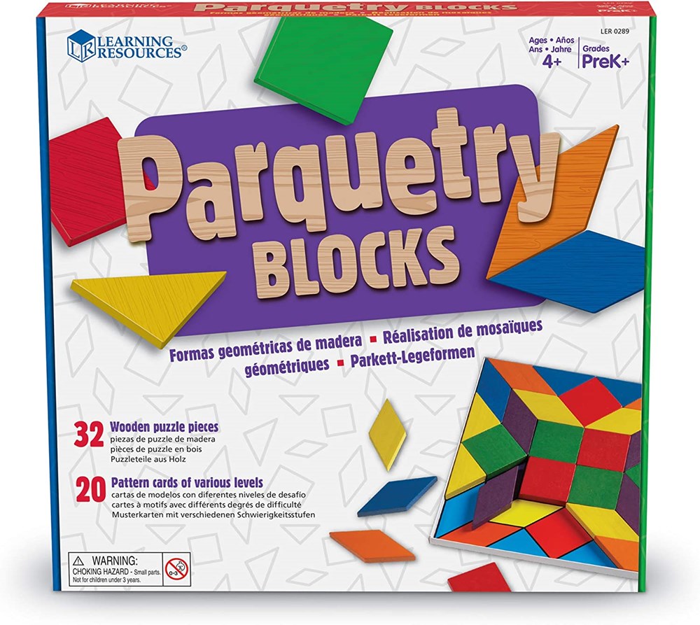 Parquetry Blocks  & Cards Set