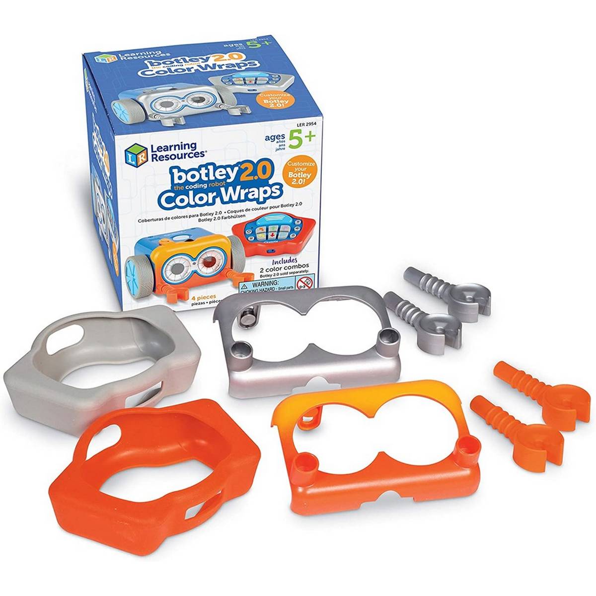 BotleyÂ® 2.0 Colour Wraps: Red & Silver Pack