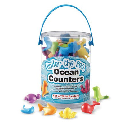 Under The Sea Ocean Counters® (Set of 72)