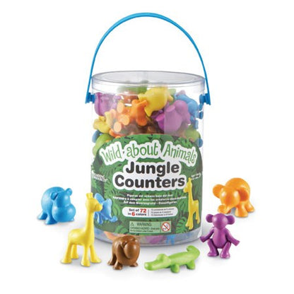 Wild About Animals Jungle Counters® (Set of 72)