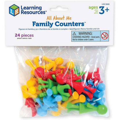 Learning Resources All About Me Family Counters Bag of 24
