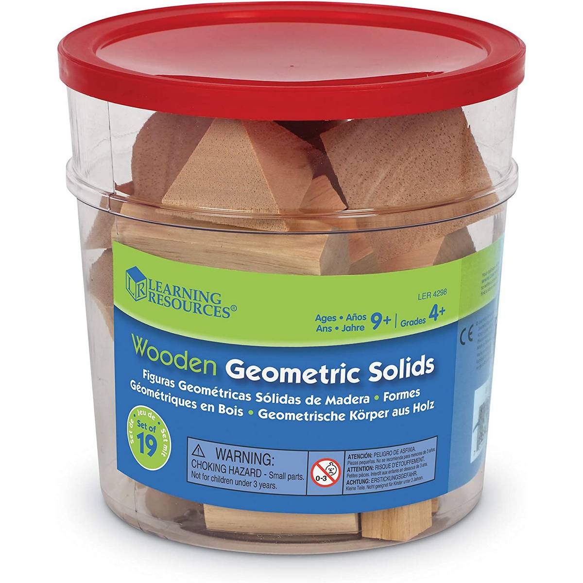 Learning Resources Wooden Geometric Solids