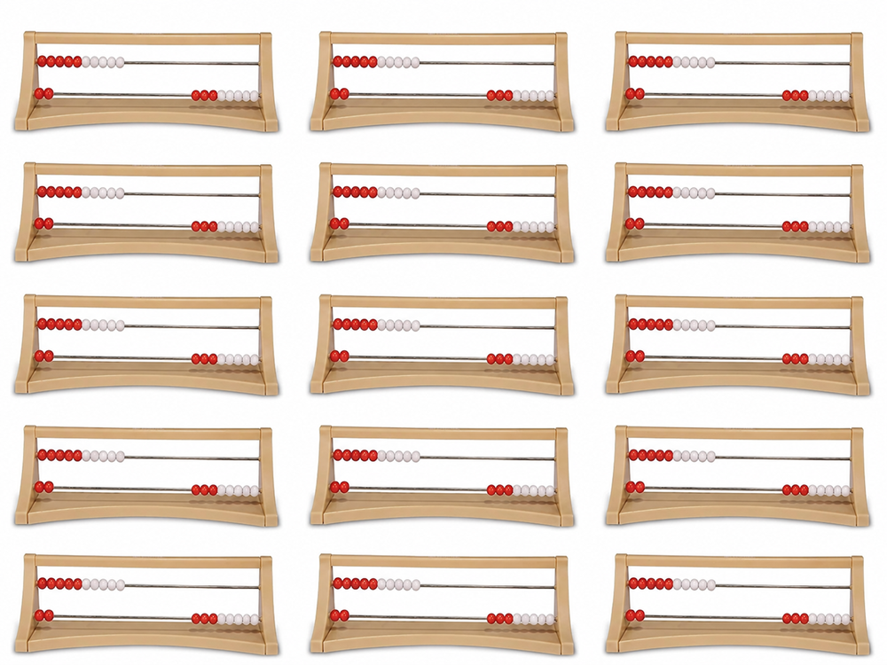 Learning Resources Learning Resources 2-Row Rekenrek Counting Frames Pack of 15
