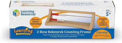 Learning Resources Learning Resources 2-Row Rekenrek Counting Frames Pack of 15