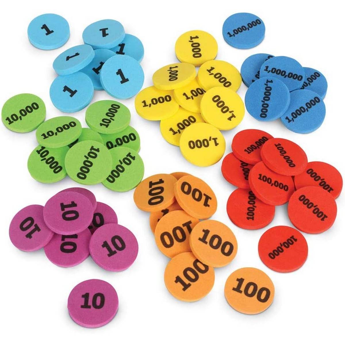 Learning Resources Place Value Disks (Set of 280)