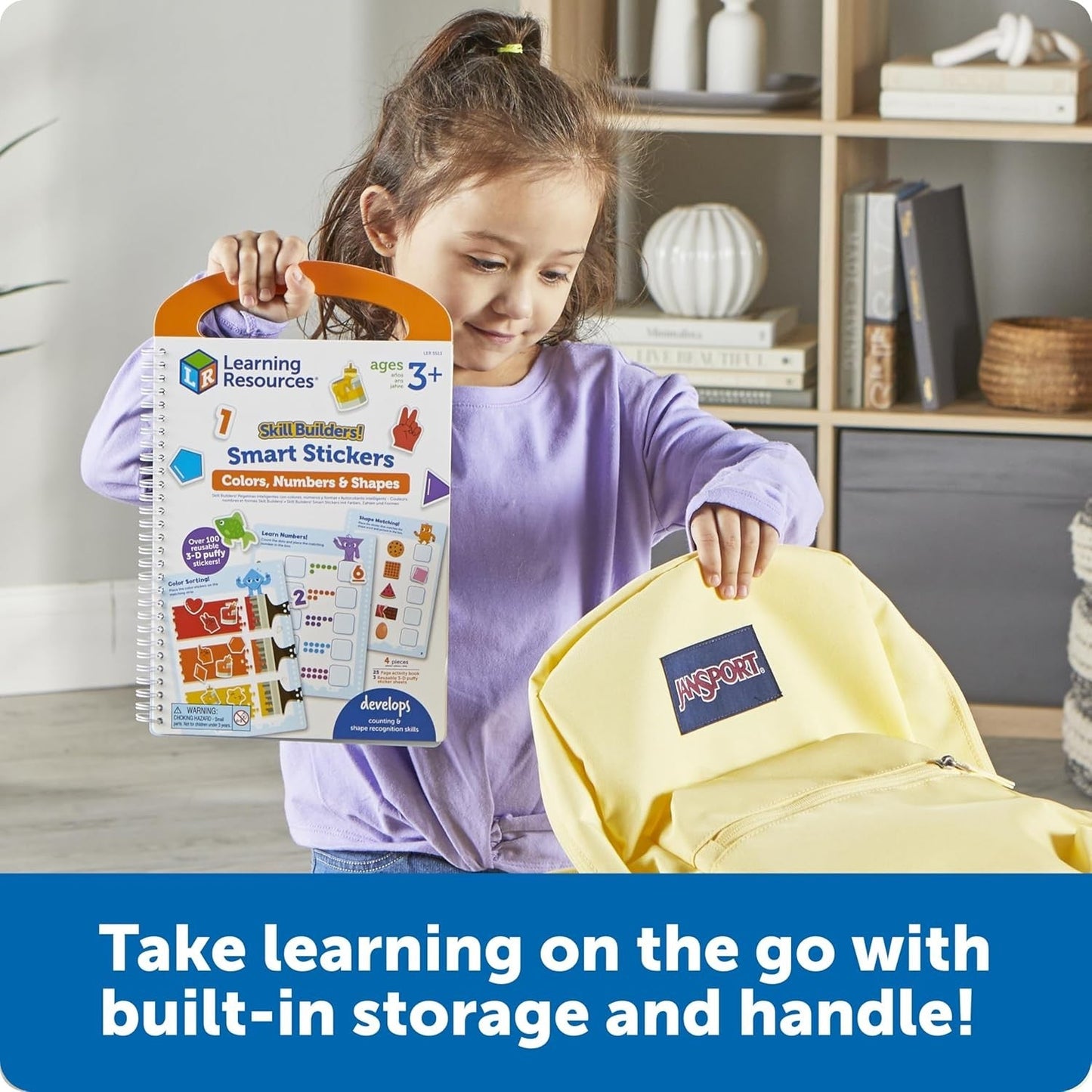 Skill Builders! Smart Stickers – Colours, Numbers and Shapes