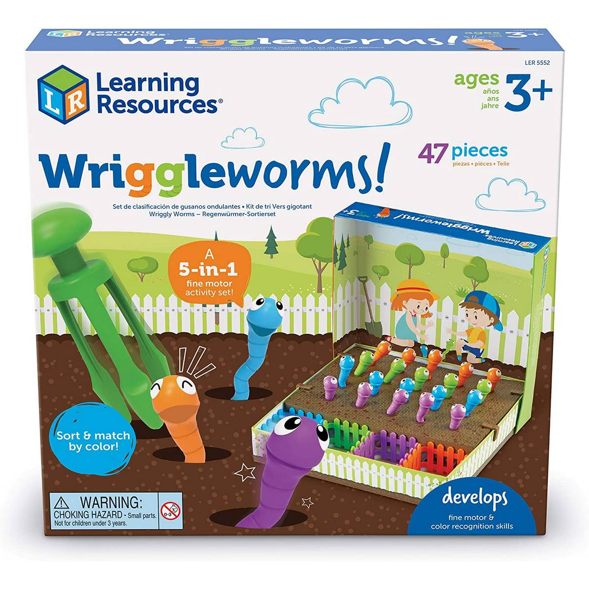 Learning Resources LER5552 Wriggleworms Activity Set