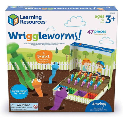 Learning Resources LER5552 Wriggleworms Activity Set