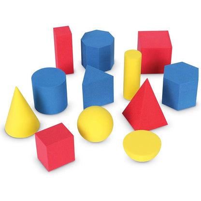 HandsOn Soft™ Geometric Solids (Set of 12)