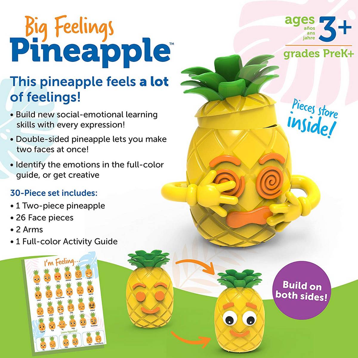 Learning Resources LER6373 Big Feelings Pineapple