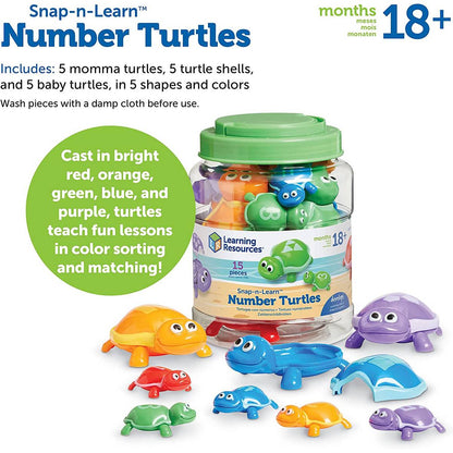 Learning Resources Snap-n-Learn Number Turtles