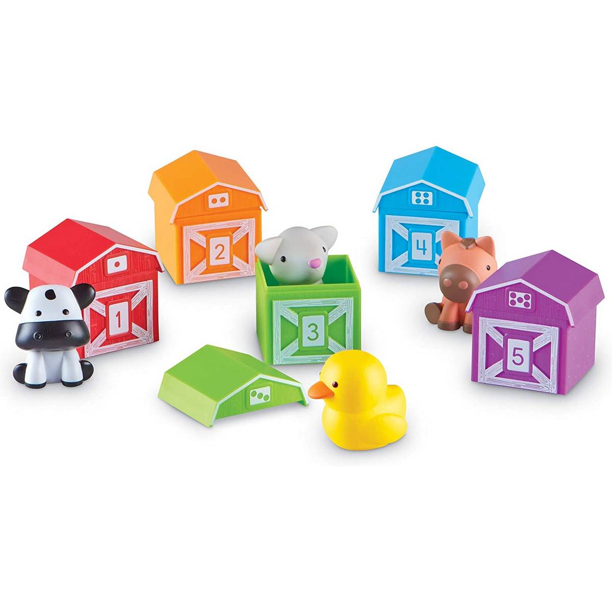 Learning Resources LER6805 Peekaboo Learning Farm
