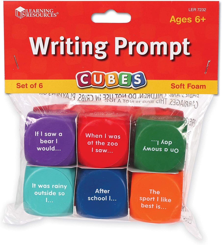Learning Resources Writing Prompt Cubes