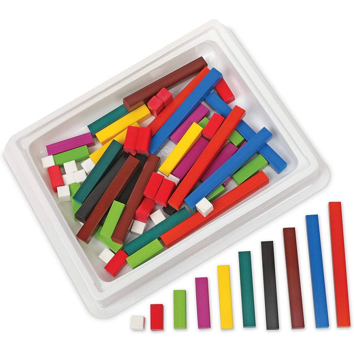 Learning Resources Cuisenaire Rods Wooden Rods Introductory Set