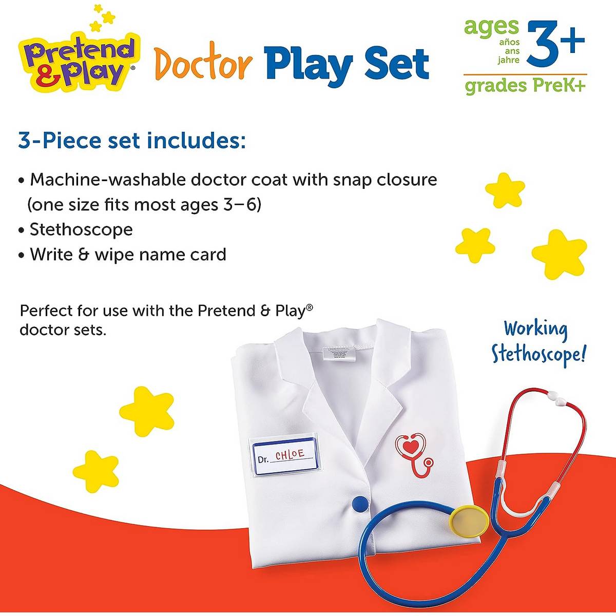 Learning Resources Pretend and Play Doctor Play Set