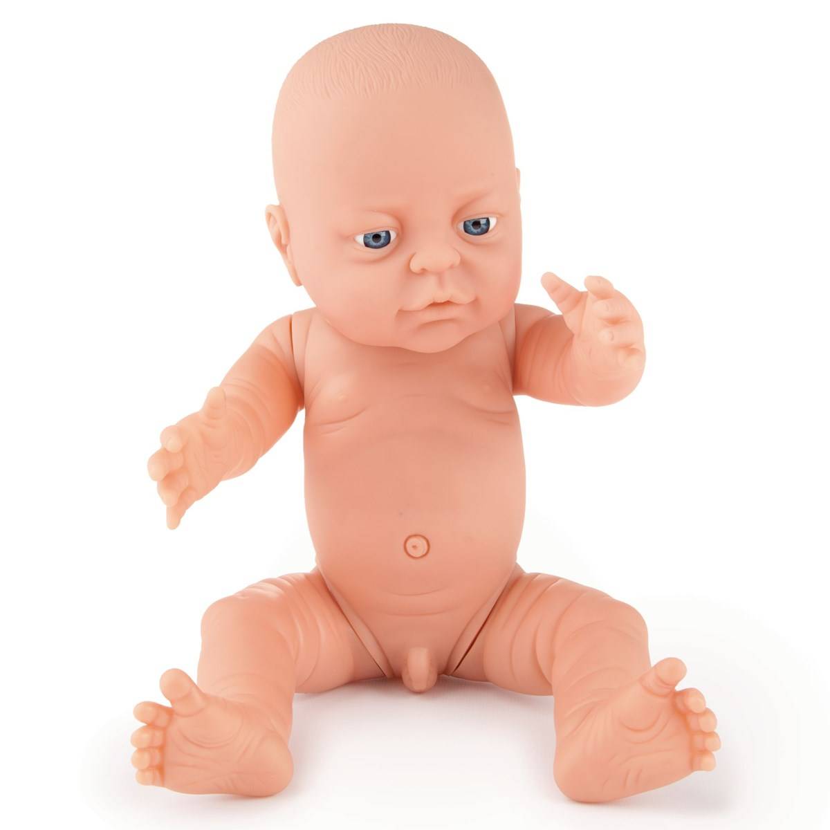 New Born Boy Doll White