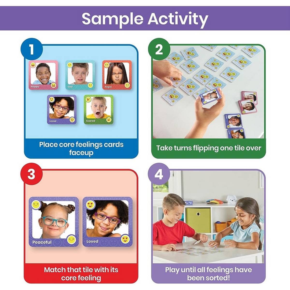 Learning Resources Learn About Feelings Memory Game