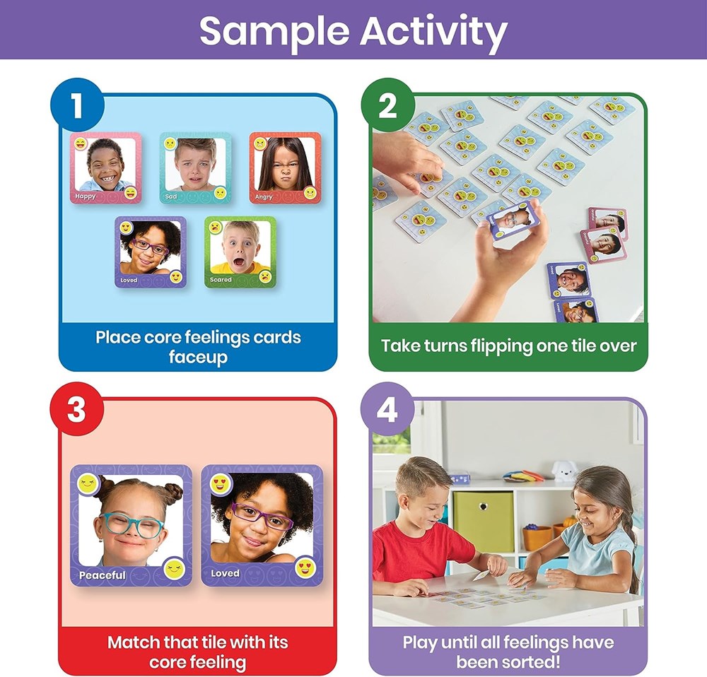 Learning Resources Learn About Feelings Memory Game