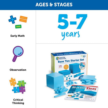 Plastic Base Ten Starter Set