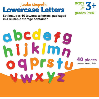 Jumbo Lowercase Magnetic Letters, Set of 40