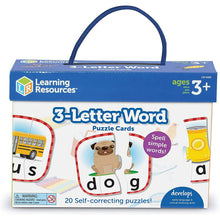 3Letter Word Puzzle Cards