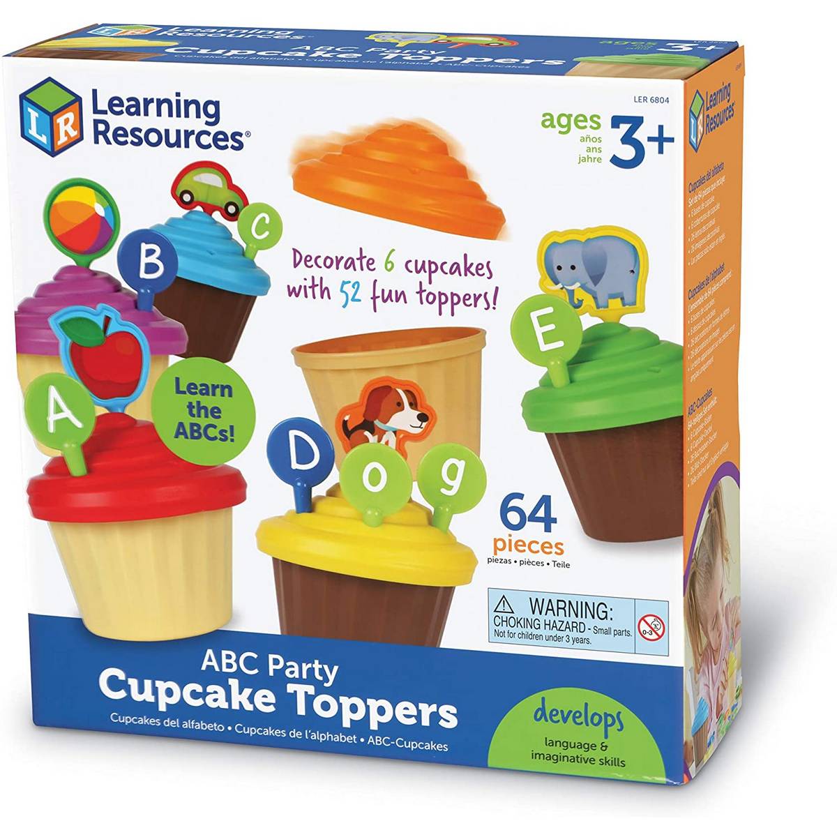 **Learning Resources ABC Party Cupcake Toppers