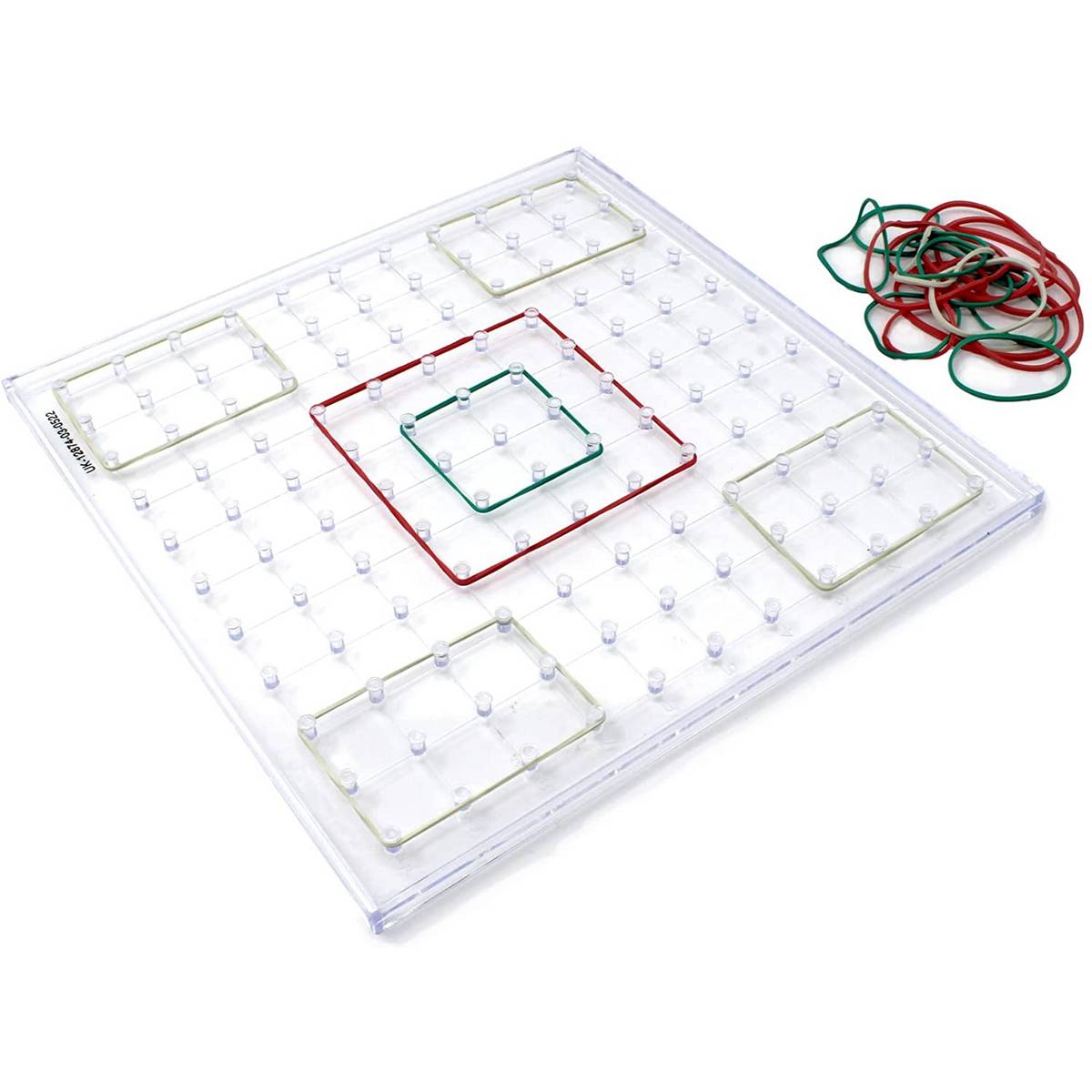 Learning Resources 11 x 11 Pin Transparent Geoboard