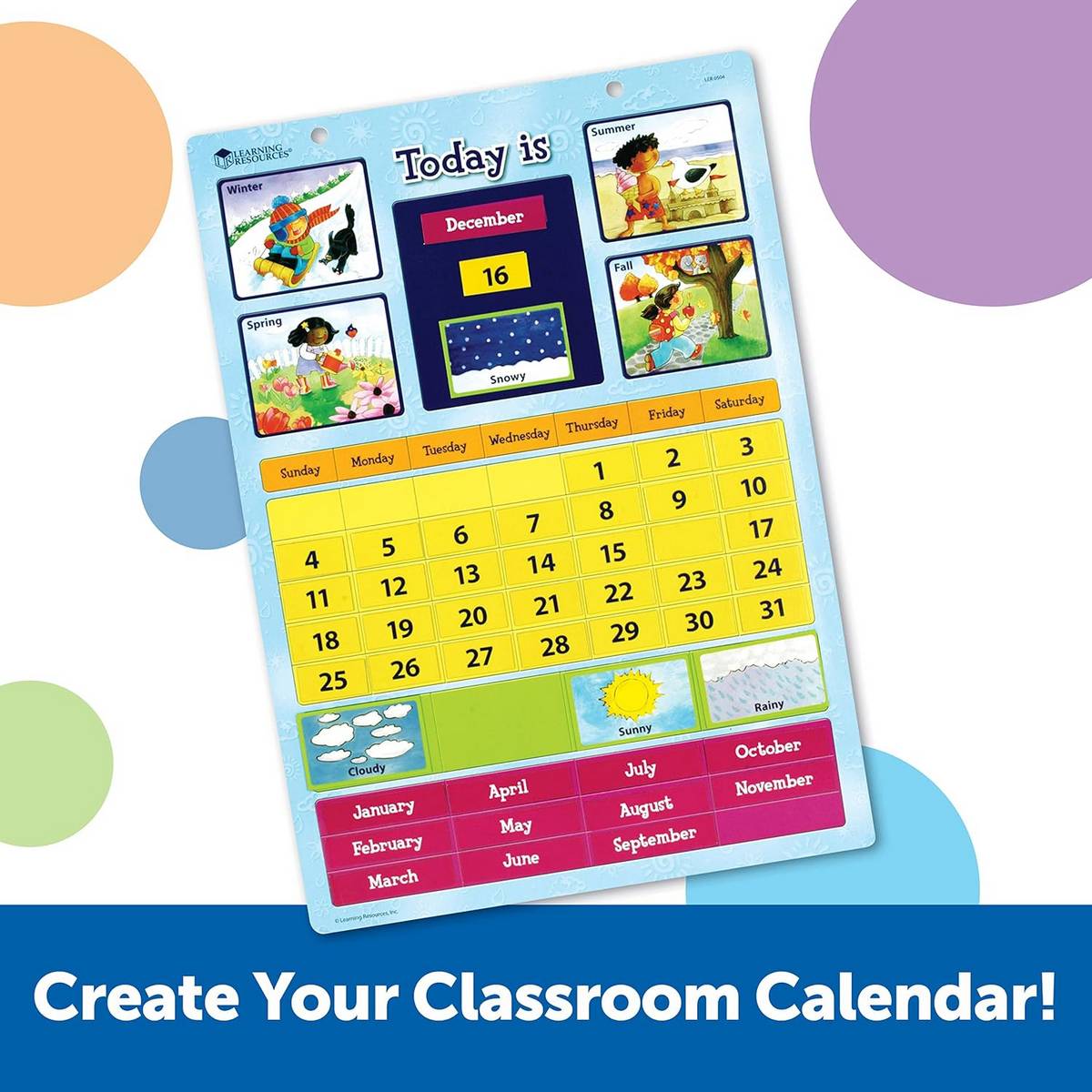 **Magnetic Learning Calendar
