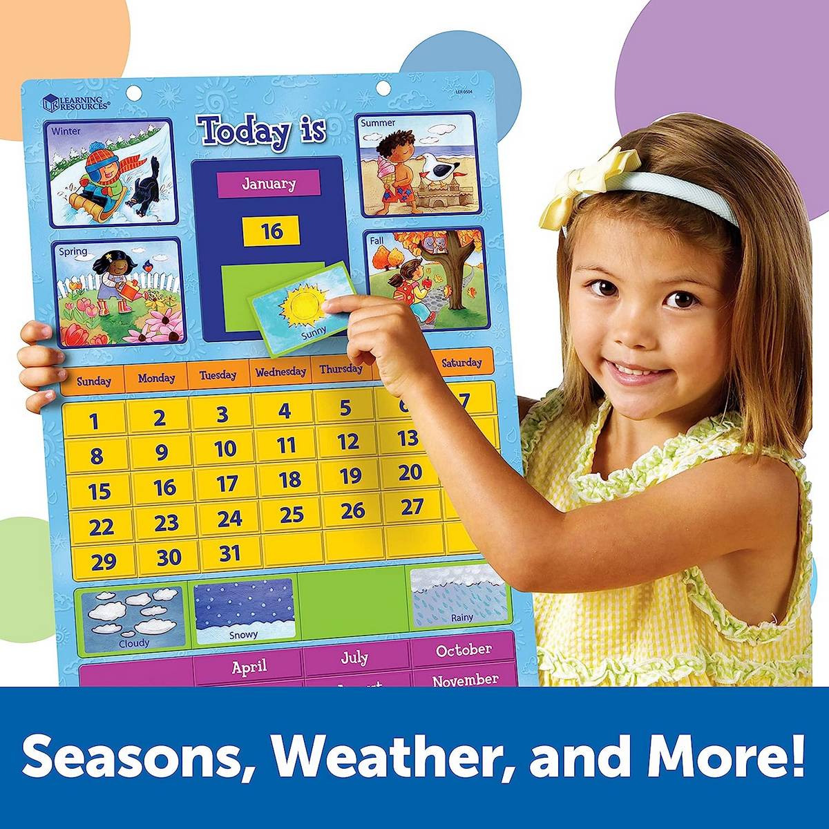 **Magnetic Learning Calendar