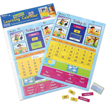 **Magnetic Learning Calendar