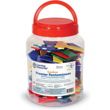 Rainbow Pentominoes (Tub of 72)