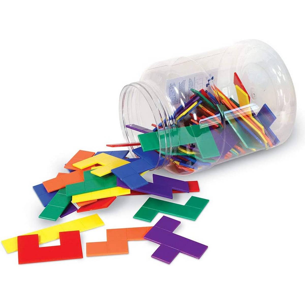 Rainbow Pentominoes (Tub of 72)